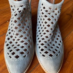 Jeffery Campbell Taggart Suede Booties SZ 8.5